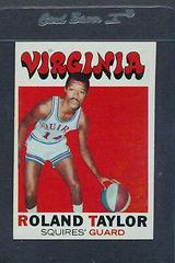 Roland Taylor Basketball Cards 1971 Topps Prices
