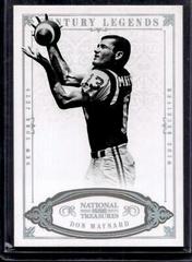 Don Maynard [Century Silver] Football Cards 2012 Panini National Treasures Prices