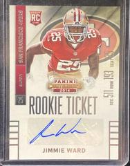 Jimmie Ward [Sec Autograph] #142 Football Cards 2014 Panini Contenders Prices