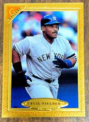 Cecil Fielder #14 Baseball Cards 1997 Topps Gallery Prices