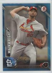 Adam Wainwright [Blue] #118 Baseball Cards 2016 Bowman Prices