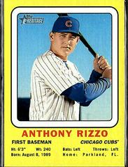 Anthony Rizzo Baseball Cards 2018 Topps Heritage 1969 Collector Cards Prices