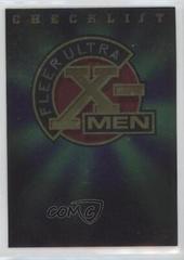 Checklist Marvel 1995 Ultra X-Men All Chromium Prices