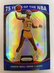 Kareem Abdul Jabbar Basketball Cards 2021 Panini Donruss Optic 75 Years of the NBA Prices