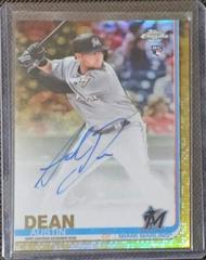 Austin Dean [Gold Refractor] #RA-AD Baseball Cards 2019 Topps Chrome Rookie Autographs Prices