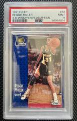 Reggie Miller [3-D Wrapper Redemption] Basketball Cards 1991 Fleer Prices