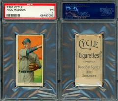 Nick Maddox #NNO Baseball Cards 1909 T206 Cycle 350 Prices