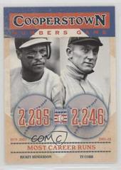 Rickey Henderson, Ty Cobb #20 Baseball Cards 2013 Panini Cooperstown Numbers Game Prices