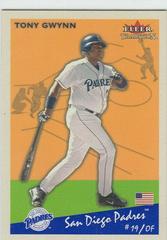 Tony Gwynn [Glossy] #3 Baseball Cards 2002 Fleer Tradition Prices