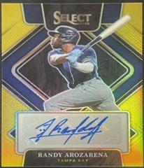 Randy Arozarena [Gold] Baseball Cards 2022 Panini Select Signatures Prices