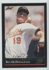 Ben McDonald [Gold] #145 Baseball Cards 1992 Leaf Prices