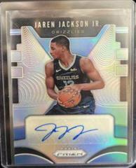 Jaren Jackson Jr. [Silver Prizm] #JJJ Basketball Cards 2019 Panini Prizm Signatures Prices