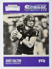 Andy Dalton #6 Football Cards 2016 Panini Contenders Draft Picks Old School Colors Prices