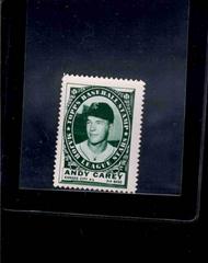 Andy Carey Baseball Cards 1961 Topps Stamps Prices