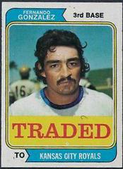 Fernando Gonzalez Baseball Cards 1974 Topps Traded Prices