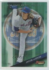Jacob DeGrom [Green Refractor] Baseball Cards 2015 Bowman's Best Prices