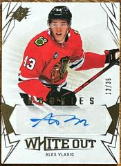 Alex Vlasic [Gold] #WOR-AV Hockey Cards 2022 SPx White Out Rookie Autographs Prices