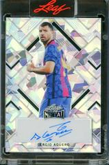 Sergio Aguero [Silver Crystal] Soccer Cards 2022 Leaf Metal Autographs Prices