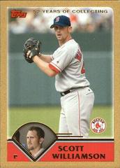 Scott Williamson Baseball Cards 2003 Topps Traded Prices