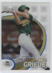 Ben Grieve [Pattern 83] Baseball Cards 1998 Topps Tek Prices