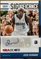 Josh Howard Basketball Cards 2021 Panini Hoops Great SIGnificance Prices