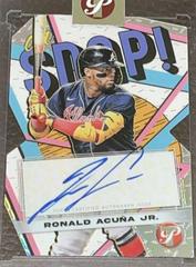 Ronald Acuna Jr. Baseball Cards 2023 Topps Pristine Oh Snap Autographs Prices
