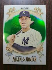 Aaron Judge [Green Refractor] #126 Baseball Cards 2021 Topps Allen & Ginter Chrome Prices