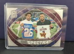 Jahan Dotson / Saquon Barkley #11 Football Cards 2023 Panini Spectra Respectra Prices