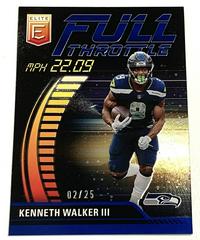 Kenneth Walker III [Blue] #FTKW Football Cards 2023 Panini Donruss Elite Full Throttle Prices