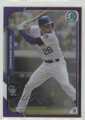 Nolan Arenado [Purple Refractor] #160 Baseball Cards 2015 Bowman Chrome Prices