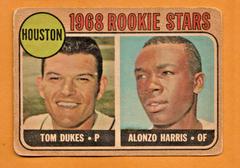Astros Rookies [T. Dukes, A. Harris] #128 Baseball Cards 1968 Venezuela Topps Prices
