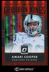 Amari Cooper [Red] #39 Football Cards 2016 Panini Donruss Optic Gridiron Kings Prices