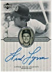 Fred Lynn #S-FL Baseball Cards 2000 Upper Deck Legends Legendary Signatures Prices
