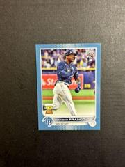 Wander Franco [Mini Blue] #215 Baseball Cards 2022 Topps Prices
