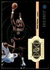 Danny Fortson Basketball Cards 1998 Spx Finite Prices