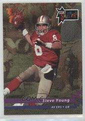 Steve Young [Gold] #WSS-55 Football Cards 1993 Wild Card Stat Smashers Prices