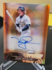 Mark McGwire [Orange] Baseball Cards 2024 Topps Tribute Pillars of the Game Autograph Prices