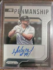 Jose Abreu #PP-JA Baseball Cards 2022 Panini Prizm Pro Penmanship Autographs Prices