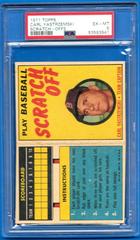 Carl Yastrzemski Baseball Cards 1971 Topps Scratch Offs Prices