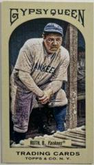 Babe Ruth [Mini] #65 Baseball Cards 2011 Topps Gypsy Queen Prices