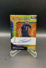 Anthony Martial [Gold Prizm] Soccer Cards 2022 Panini Prizm World Cup International Ink Autograph Prices