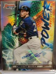 Christian Yelich [Autograph] #PP-CY Baseball Cards 2019 Bowman's Best Power Producers Prices
