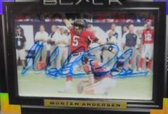 Morten Andersen [Silver] #III-MAN Football Cards 2022 Panini Black Iconic Impact Ink Autographs Prices