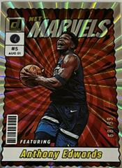 Anthony Edwards [Laser] #10 Basketball Cards 2023 Panini Donruss Net Marvels Prices