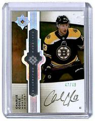 Charlie Coyle [Gold] #UE-CC Hockey Cards 2021 Ultimate Collection Emblems Auto Prices