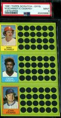 Cesar Cedeno, John Stearns, Mike Schmidt Baseball Cards 1981 Topps Scratch Offs Prices