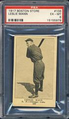 Leslie Mann Baseball Cards 1917 Boston Store Prices