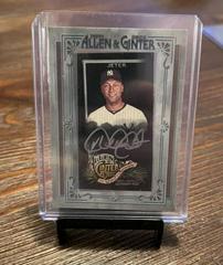 Derek Jeter [X Silver Frame] #MA-DJ Baseball Cards 2022 Topps Allen & Ginter Mini Autographs Prices