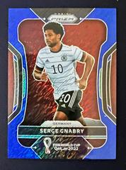 Serge Gnabry [Blue Shimmer] Soccer Cards 2022 Panini Prizm World Cup Prices