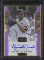 Mariano Rivera [Purple] #DCFA-MR Baseball Cards 2023 Topps Definitive Framed Autograph Collection Prices